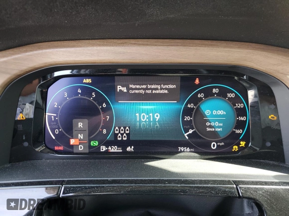 2024 Volkswagen Atlas SE with VIN 1V2JR2CA3RC570756, listed as a Copart auction lot 53936465 with 7,956 mi miles and Salvage title. Bid and sale history available at DreamBid. Image 9.