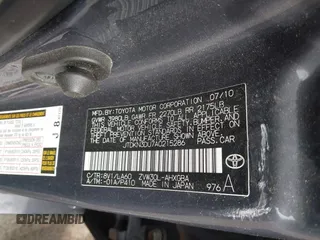 2010 Toyota Prius II with VIN JTDKN3DU7A0215286, listed as a IAAI auction lot 41959556 with Not Provided miles and . Bid and sale history available at DreamBid. Image 9.