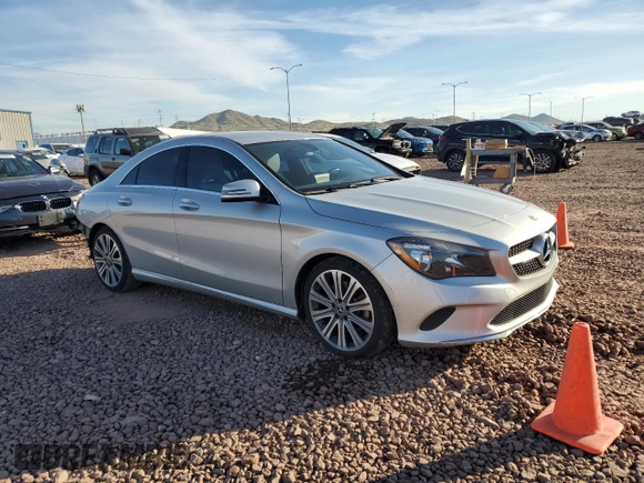 2018 Mercedes-Benz CLA 250 with VIN WDDSJ4EB2JN655391, listed as a Copart auction lot 42583104 with 7,022 mi miles and . Bid and sale history available at DreamBid. Image 4.