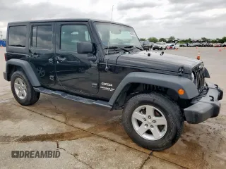 2016 Jeep Wrangler Unlimited Sport with VIN 1C4HJWDG8GL234793, listed as a Copart auction lot 55090035 with 115,049 mi miles and Salvage Title. Bid and sale history available at DreamBid. Image 4.