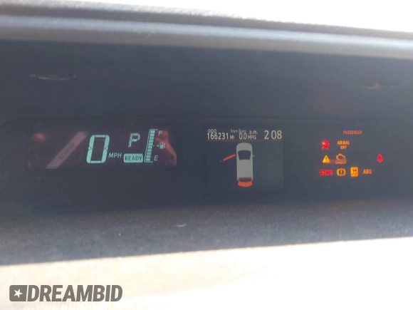 2014 Toyota Prius One with VIN JTDKDTB35E1082542, listed as a IAAI auction lot 42159682 with 166,231 mi miles and . Bid and sale history available at DreamBid. Image 7.