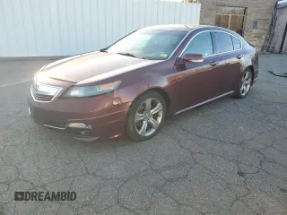 2012 Acura TL Tech Auto with VIN 19UUA9F53CA011774, listed as a Copart auction lot 48190065 with 0 mi miles and Clean Title. Bid and sale history available at carsss.com. Image 1.