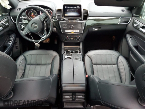 2018 Mercedes-Benz GLS 450 with VIN 4JGDF6EE3JB122053, listed as a Copart auction lot 62661644 with 57,757 mi miles and Salvage Title. Bid and sale history available at DreamBid. Image 8.