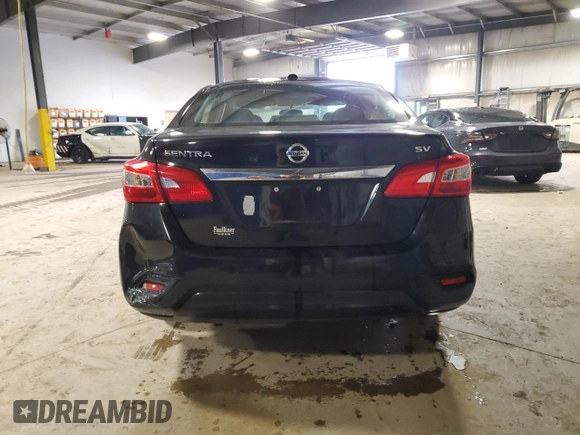 2018 Nissan Sentra SV with VIN 3N1AB7AP8JL634506, listed as a Copart auction lot 53951815 with 47,132 mi miles and Salvage Title. Bid and sale history available at DreamBid. Image 6.