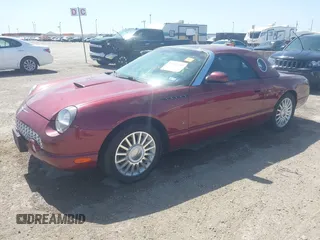 2004 Ford Thunderbird Deluxe with VIN 1FAHP60A34Y110452, listed as a IAAI auction lot 41847184 with 121,161 mi miles. Bid and sale history available at carsss.com. Image 2.