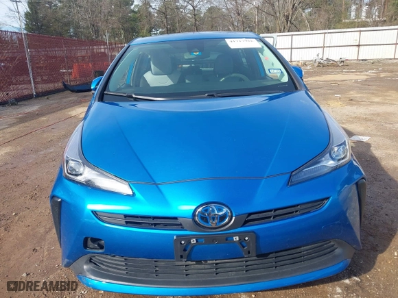 2022 Toyota Prius L Eco with VIN JTDKAMFU2N3187755, listed as a IAAI auction lot 41717916 with 51,015 mi miles. Bid and sale history available at carsss.com. Image 12.