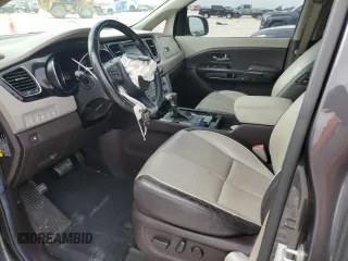 2017 Kia Sedona SX-L with VIN KNDME5C15H6343903, listed as a Copart auction lot 43872805 with 62,505 mi miles and Salvage Title. Bid and sale history available at carsss.com. Image 7.