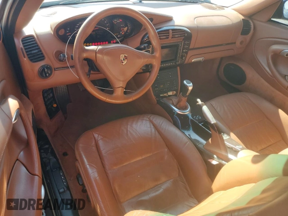 2005 Porsche 911 Carrera with VIN WP0CA29945S650078, listed as a Copart auction lot 76583414 with 92,356 mi miles and Salvage Title. Bid and sale history available at carsss.com. Image 8.