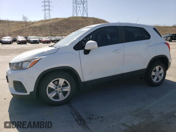 2017 Chevrolet Trax LS with VIN KL7CJNSBXHB128765, listed as a Copart auction lot 52722105 with 121,481 mi miles and Salvage Title. Bid and sale history available at carsss.com. Image 1.