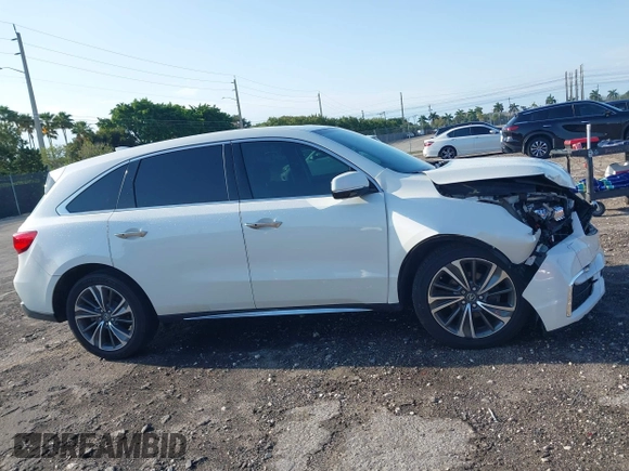 2019 Acura MDX w/Technology Pkg with VIN 5J8YD3H55KL008154, listed as a IAAI auction lot 41983227 with 64,403 mi miles. Bid and sale history available at carsss.com. Image 13.