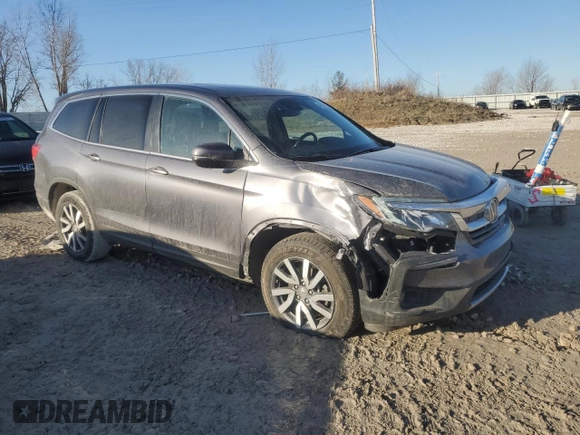 2021 Honda Pilot EX-L with VIN 5FNYF6H51MB077374, listed as a Copart auction lot 48295895 with 94,457 mi miles and Non Repairable. Bid and sale history available at DreamBid. Image 4.