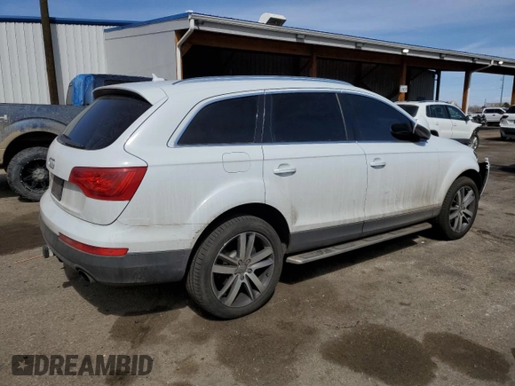 2013 Audi Q7 3.0T Premium Plus with VIN WA1LGBFE7DD005955, listed as a Copart auction lot 50262895 with 76,354 mi miles and Salvage Title. Bid and sale history available at carsss.com. Image 3.