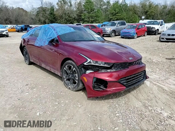 2021 Kia K5 GT-Line with VIN 5XXG64J20MG052480, listed as a Copart auction lot 48487575 with 53,512 mi miles and Non Repairable. Bid and sale history available at carsss.com. Image 11.