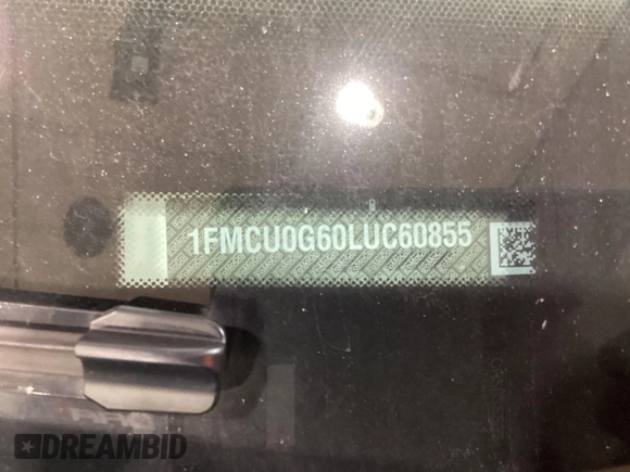 2020 Ford Escape SE z VIN 1FMCU0G60LUC60855, wystawiony jako IAAI lot #42815359 z przebiegiem 116 708 mil mil oraz . Historia ofert i sprzedaży dostępna na DreamBid. Obrazek 9.