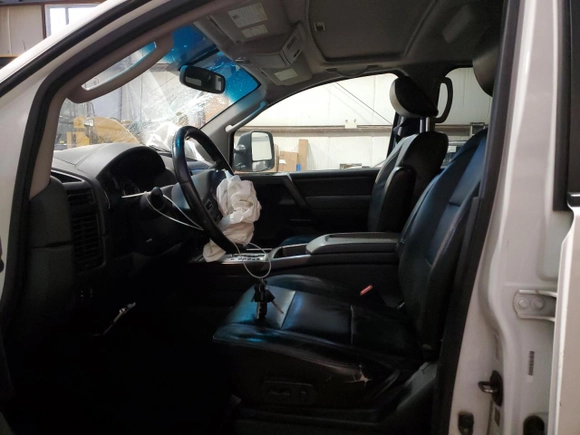 2010 Nissan Titan SE with VIN 1N6AA0EC3AN309550, listed as a Copart auction lot 83232974 with 339,025 mi miles and Salvage Title. Bid and sale history available at carsss.com. Image 7.