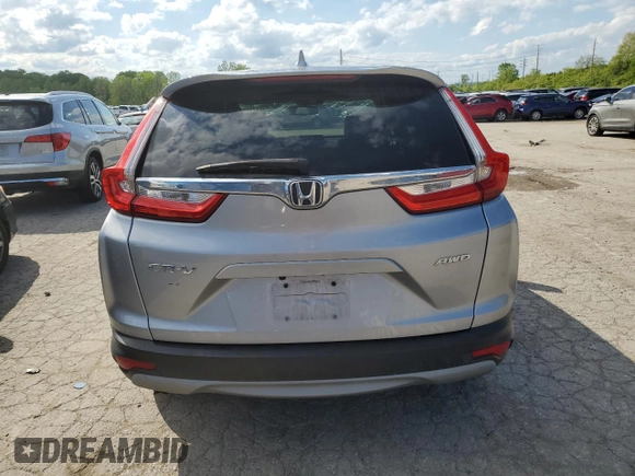 2017 Honda CR-V EX-L with VIN 5J6RW2H84HL015150, listed as a Copart auction lot 52027454 with 121,533 mi miles and Salvage Title. Bid and sale history available at carsss.com. Image 6.