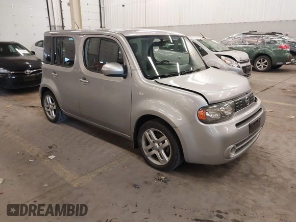 2009 Nissan Cube 1.8 SL with VIN JN8AZ28RX9T121918, listed as a IAAI auction lot 41517261 with 104,332 mi miles. Bid and sale history available at carsss.com. Image 1.