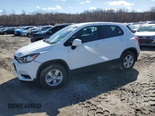 2021 Chevrolet Trax LS with VIN KL7CJNSB3MB344113, listed as a Copart auction lot 47394635 with 34,465 mi miles and Salvage Title. Bid and sale history available at carsss.com. Image 1.
