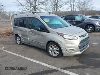 2015 Ford Transit Connect XLT with VIN NM0AE8F74F1179538, listed as a IAAI auction lot 41505221 with 57,798 mi miles and . Bid and sale history available at DreamBid. Image 1.