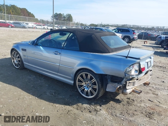 2002 BMW 3 Series M3 with VIN WBSBR934X2EX23550, listed as a IAAI auction lot 41321304 with 273,926 mi miles. Bid and sale history available at carsss.com. Image 3.
