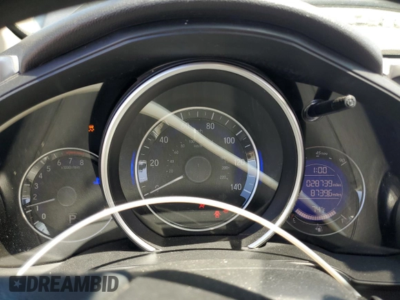 2017 Honda Fit LX with VIN JHMGK5H55HS003948, listed as a Copart auction lot 62542855 with 28,739 mi miles and Salvage title. Bid and sale history available at DreamBid. Image 9.