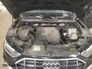 2021 Audi Q5 Premium Plus with VIN WA1BAAFY9M2070755, listed as a Copart auction lot 53470855 with 99,804 mi miles and Salvage Title. Bid and sale history available at carsss.com. Image 12.