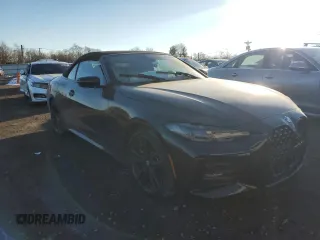 2024 BMW 4 Series 430i xDrive with VIN WBA43AT02RCP25876, listed as a Copart auction lot 86365224 with 0 mi miles and Salvage Title. Bid and sale history available at carsss.com. Image 4.