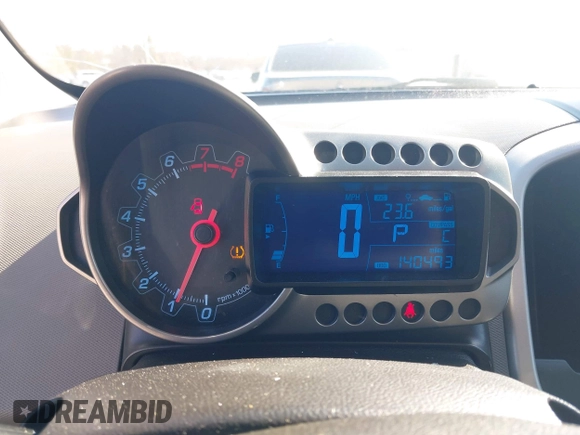 2013 Chevrolet Sonic LT with VIN 1G1JC5SG5D4135971, listed as a IAAI auction lot 41762168 with 140,493 mi miles and . Bid and sale history available at DreamBid. Image 7.