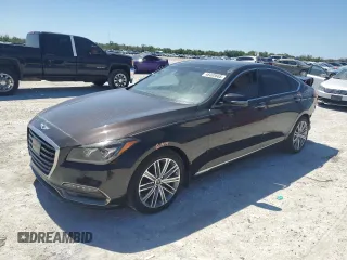 2019 Genesis G80 3.8L z VIN KMHGN4JE1KU300171, wystawiony jako Copart lot #48400665 z przebiegiem 48 228 mil mil oraz Szkoda całkowita • Salvage title. Historia ofert i sprzedaży dostępna na DreamBid. Obrazek 1.