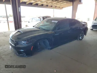 2020 Dodge Charger GT with VIN 2C3CDXHG4LH204722, listed as a Copart auction lot 47842515 with 124,913 mi miles and Salvage Title. Bid and sale history available at carsss.com. Image 1.