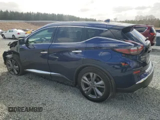 2023 Nissan Murano Platinum with VIN 5N1AZ2DJ0PC138313, listed as a Copart auction lot 48005195 with 1,495 mi miles and Salvage title. Bid and sale history available at DreamBid. Image 2.