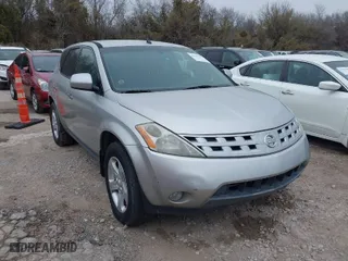 2004 Nissan Murano SE with VIN JN8AZ08W54W313099, listed as a IAAI auction lot 41502593 with 174,063 mi miles. Bid and sale history available at carsss.com. Image 1.