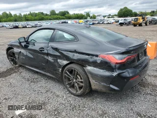 2022 BMW 4 Series 430i xDrive with VIN WBA73AP01NCJ51756, listed as a Copart auction lot 58590465 with Not provided miles and Salvage title. Bid and sale history available at DreamBid. Image 2.