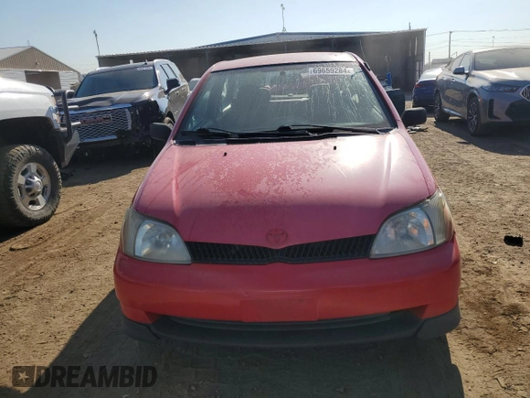 2001 Toyota ECHO with VIN JTDAT123310101771, listed as a Copart auction lot 69659284 with 191,327 mi miles and Salvage Title. Bid and sale history available at DreamBid. Image 5.