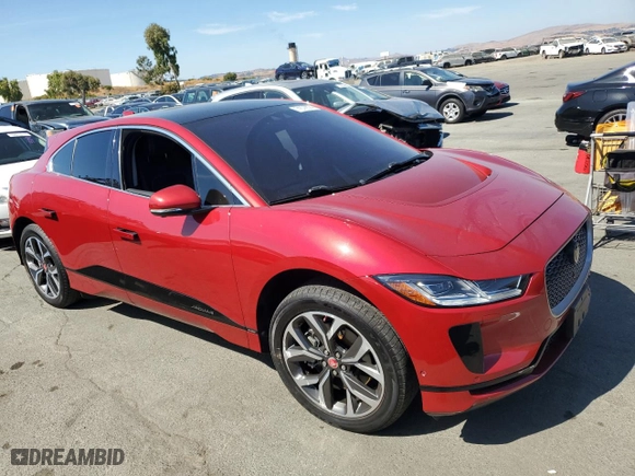 2019 Jaguar I-PACE HSE with VIN SADHD2S19K1F65103, listed as a Copart auction lot 71676574 with 24,810 mi miles and Salvage Title. Bid and sale history available at carsss.com. Image 4.