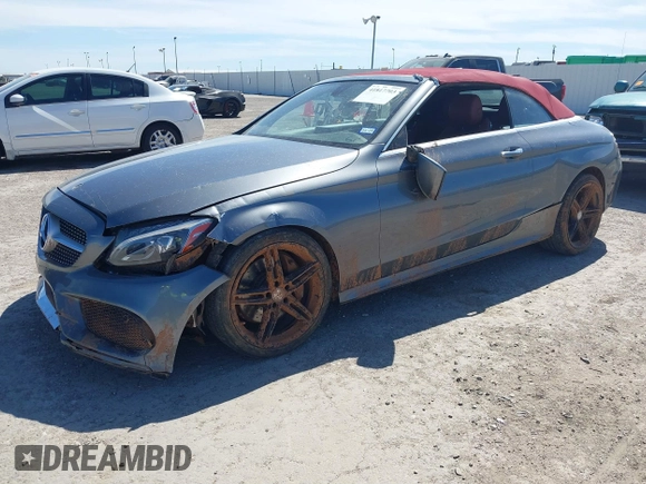 2017 Mercedes-Benz C 300 with VIN WDDWK4JB3HF445715, listed as a IAAI auction lot 41817703 with 74,321 mi miles and . Bid and sale history available at DreamBid. Image 2.