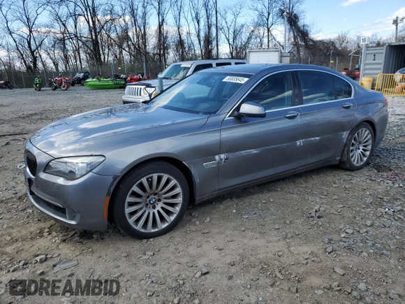 2012 BMW 7 Series 750i xDrive with VIN WBAKC6C55CDX99603, listed as a Copart auction lot 50835645 with 135,509 mi miles and Salvage Title. Bid and sale history available at DreamBid. Image 1.