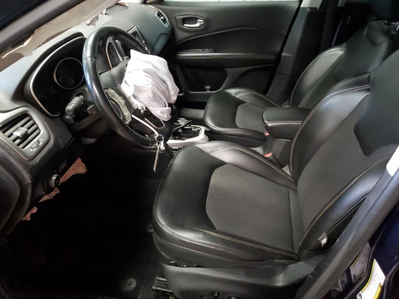 2018 Jeep Compass Latitude with VIN 3C4NJDBB9JT167924, listed as a Copart auction lot 47587475 with 90,146 mi miles and Salvage Title. Bid and sale history available at DreamBid. Image 7.
