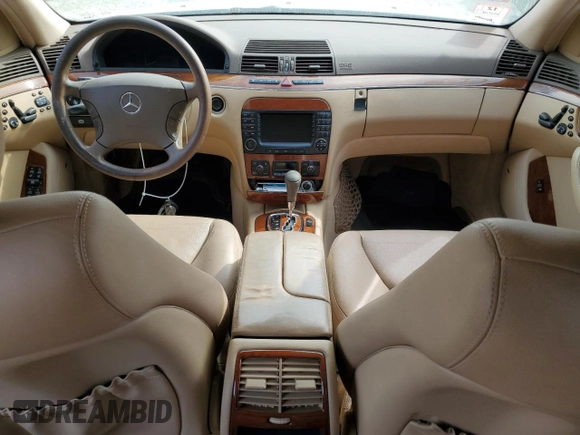 2004 Mercedes-Benz S-Class 4.3L with VIN WDBNG83J14A423074, listed as a Copart auction lot 74586584 with 0 mi miles and Clean Title. Bid and sale history available at carsss.com. Image 8.