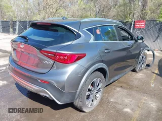2017 Infiniti QX30 Luxury with VIN SJKCH5CR9HA034311, listed as a IAAI auction lot 41985776 with 79,734 mi miles. Bid and sale history available at carsss.com. Image 4.