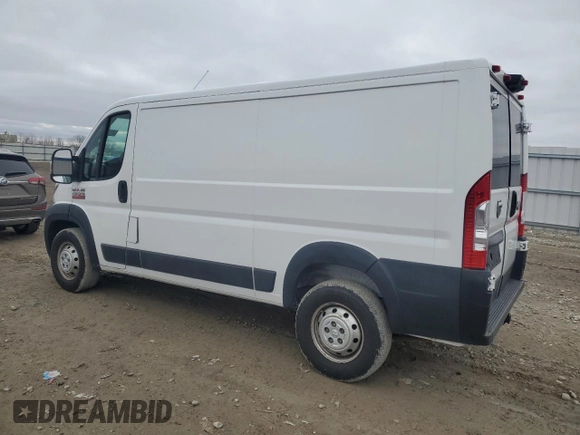 2020 Ram ProMaster Cargo with VIN 3C6TRVAGXLE105580, listed as a Copart auction lot 86337274 with 74,676 mi miles and Salvage Title. Bid and sale history available at DreamBid. Image 2.
