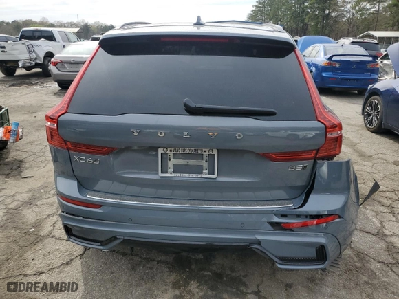 2023 Volvo XC60 Plus Dark Theme with VIN YV4L12RW9P1337099, listed as a Copart auction lot 50022415 with 38,996 mi miles and Salvage Title. Bid and sale history available at carsss.com. Image 6.