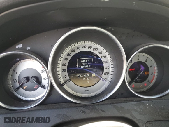 2012 Mercedes-Benz C 350 Sport with VIN WDDGF5HB3CR221064, listed as a Copart auction lot 86373104 with 187,938 mi miles and Salvage Title. Bid and sale history available at DreamBid. Image 9.