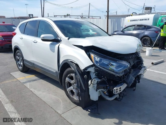 2018 Honda CR-V EX-L with VIN 2HKRW1H86JH503493, listed as a IAAI auction lot 41916065 with 1 mi miles. Bid and sale history available at carsss.com. Image 1.