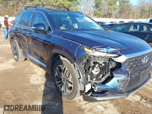 2019 Hyundai Santa Fe Ultimate with VIN 5NMS53AA5KH093555, listed as a IAAI auction lot 41665711 with 72,598 mi miles. Bid and sale history available at carsss.com. Image 6.