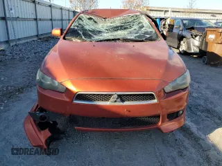 2011 Mitsubishi Lancer GTS with VIN JA32U8FW4BU043015, listed as a Copart auction lot 80831184 with 0 mi miles and Salvage Title. Bid and sale history available at carsss.com. Image 5.