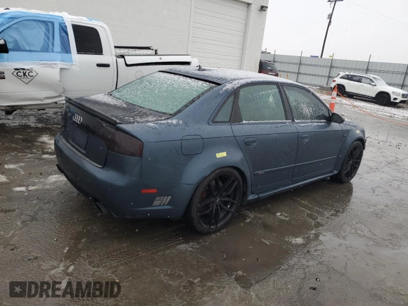 2007 Audi S4 z VIN WUARU78E57N900994, wystawiony jako Copart lot #86828574 z przebiegiem 140 689 mil mil oraz Szkoda całkowita • Salvage title. Historia ofert i sprzedaży dostępna na DreamBid. Obrazek 3.