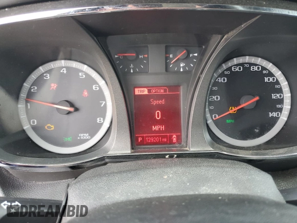 2013 GMC Terrain SLT with VIN 2GKALUEK6D6331471, listed as a Copart auction lot 65274635 with 129,201 mi miles and Clean title. Bid and sale history available at DreamBid. Image 9.