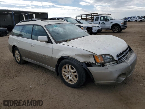 2002 Subaru Legacy Outback Limited with VIN 4S3BH686527637098, listed as a Copart auction lot 76829884 with 220,145 mi miles and Non repairable. Bid and sale history available at DreamBid. Image 4.
