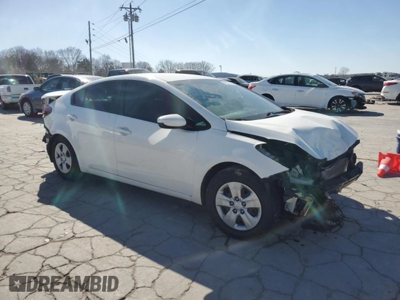 2017 Kia Forte LX with VIN 3KPFK4A75HE046031, listed as a Copart auction lot 48627615 with 87,598 mi miles and Salvage Title. Bid and sale history available at carsss.com. Image 4.